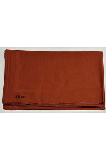 Aker Brick Color Plain Cotton Cotton Shawl - 1030900 -961