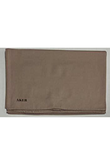 Aker Milky Brown Plain Cotton Cotton Shawl - 1030900 -981