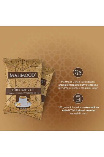 Mahmood Orta Kavrulmuş Türk Kahvesi 100 gr - 12'li