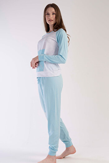 VİENETTA Long Sleeve Women's Pajama Set - 303127
