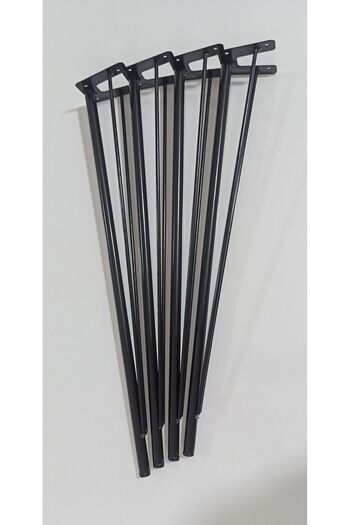 Alin's Home 50 Cm Zigon Coffee Table Leg, Metal Wire Leg, Log Coffee Table Leg (4 PCS)