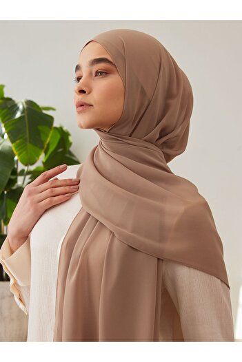 Femple Modest Σάλι σιφόν πολυτελείας Desert Colored - Hijab 180x70cm