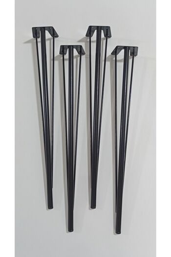 Alin's Home 46 cm Nesting Table Leg, Center Table Leg, Metal Wire Leg, Log Table Leg, Tv Table Leg (4 Pcs)