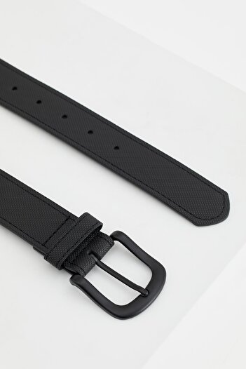 DeFacto Men's Black Faux Leather Belt S4211Az20Wn