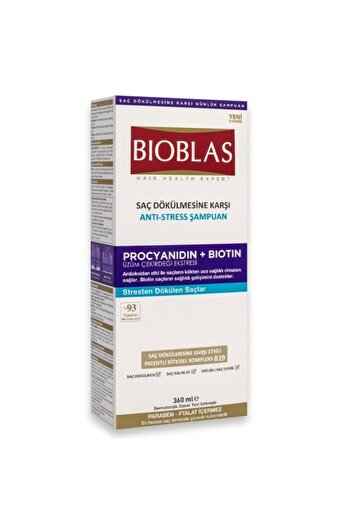 Bioblas Procyanidin Anti-Hair Loss - Anti-stress Shampoo 360 Ml