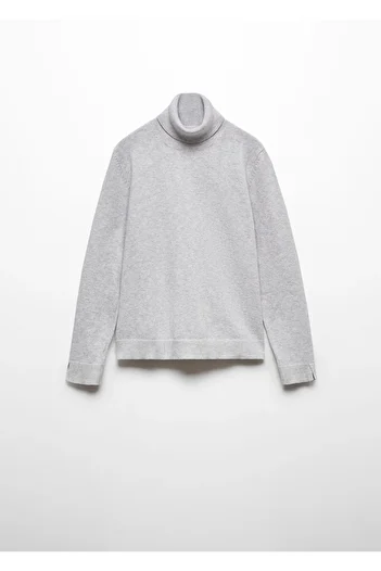 MANGO Woman Light Gray Girl's Sweater - Model67281505