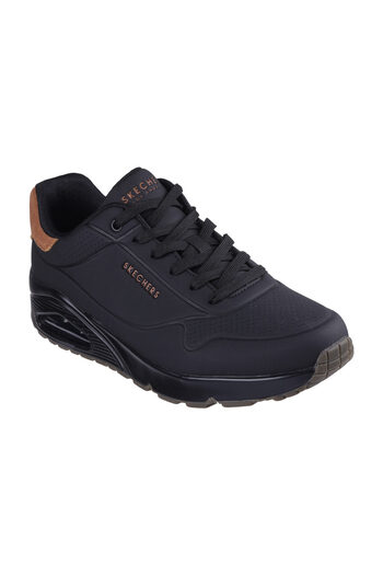SKECHERS Pánské černé běžecké a tréninkové boty