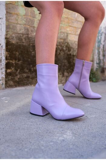 Ayakkabı Ateşi Lilac Skin Design Γυναικεία παπούτσια με χαμηλό τακούνι Mirach