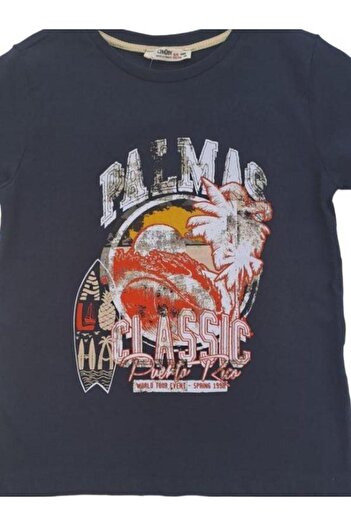 Çikoby Boy's Cotton Half Sleeve Printed T-shirt