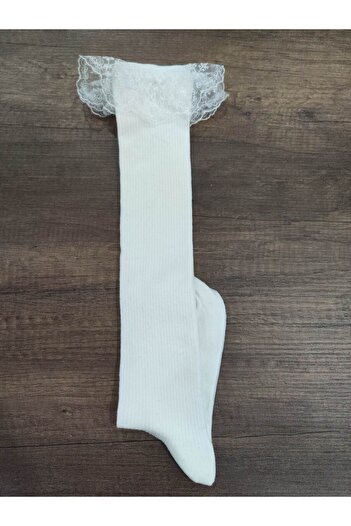 Leement socks Knee lengTh Tulle lace CoTTon Women's long Socks