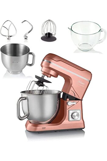Arzum CRUST MIX DUO STAND MIXER 1000W 6-stage speed 5 lt capacity stainless steel bowl with handle…