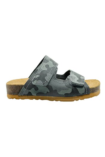 Piarmoni Boy's Slippers - Genuine Leather, Anatomical Cork Sole
