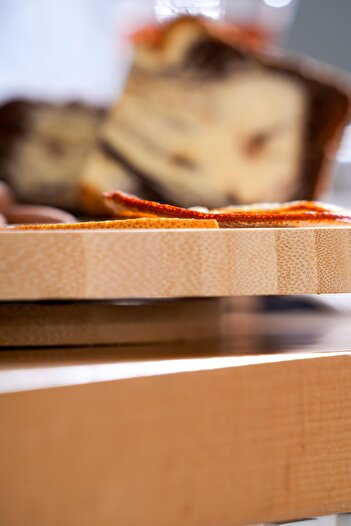 ACAR Bamboo Rotating Presentation Plate - 30 cm