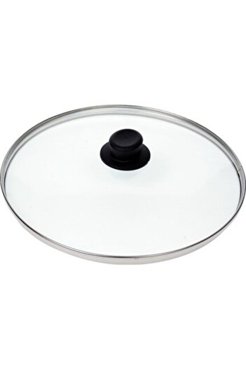 Doğuş Pot Saucepan Glass Lid Lid 32 Cm Black Holding Top