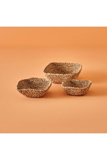Bella Maison Esly Wicker Basket Set Natural