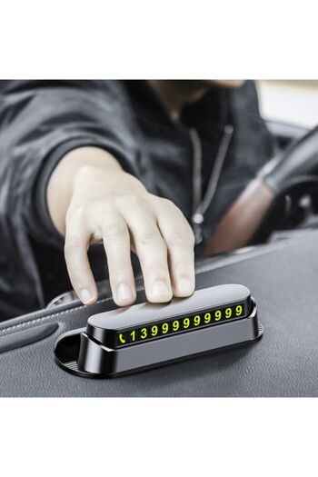 Ecoform Auto Vehicle Torpedo Top Open Close Numberer For Mobile Phone Number Parktel With Phone Holder