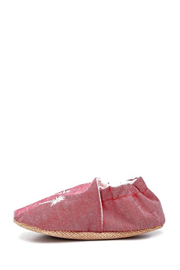 First Step Kız  Bebek Papatya Nakışlı Kaydırmaz Taban Patik-f-829