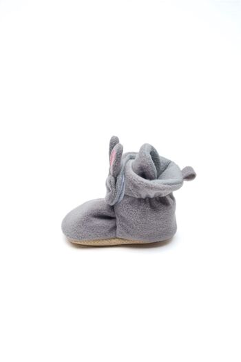 First Step Tavşan Kaydırmaz Tabanlı Pamuk Astarlı Cırt Cırtlı Panduf