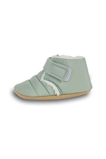 First Step Paraşüt Kumaş Kürklü Anne Terlik Ve Bebek Panduf (terlik Ve Panduf Ayrı Satılmaktadır.)-mint-t-1007
