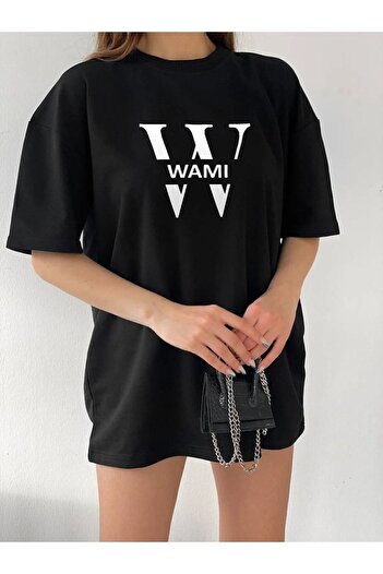 Doğannboss Unisex tričko Wami Logo Oversize Boyfriend