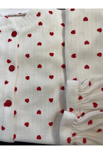 Bonbino 5-Piece Organic Heart Patterned Hospital Discharge Set