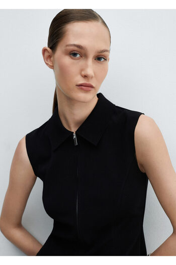 MANGO Women's Black Blouse -67097131