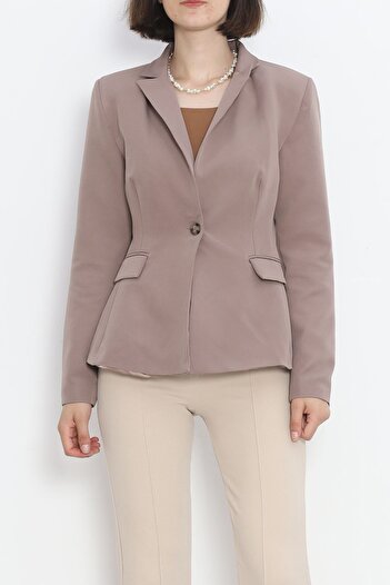 Moka Shopin MokaShopin Mink Blazer Jacket - 18851.1247