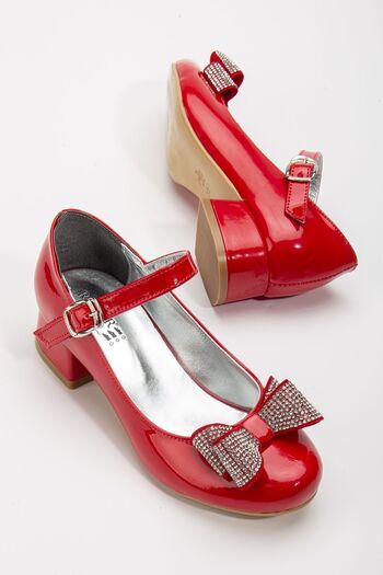 BDKButik Girl's Closed Heel Shoes, Girl's Closed Evening Dress Shoes