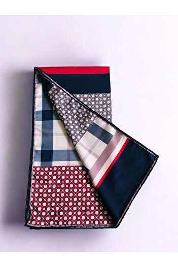 Akel Alfa Twill - Кольоровий шарф у клітинку 95x95
