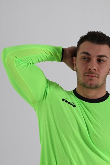 Diadora Elite Futbol Kaleci Forma Tek Üst Neon Yeşil
