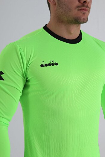 Diadora Elite Futbol Kaleci Forma Tek Üst Neon Yeşil
