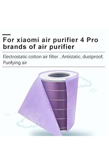 FilterHauz I Xiaomi Mi Air Purifier 4 Pro Için Toz Tutucu Filtre 10 Adet