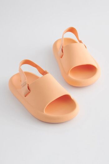 Next Baby Orange Embroidered Sandals