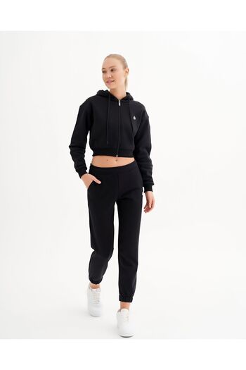 qlu Infinity Women's Black Sweatpants