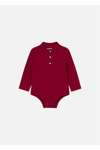 MAYORAL Baby Boy Red Polo Collar Body - 2183