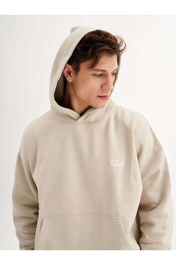 qlu Infinity Unisex Mink Oversize με κουκούλα