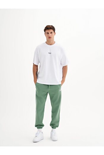 qlu Infinity Collection Men's Green Sweatpants