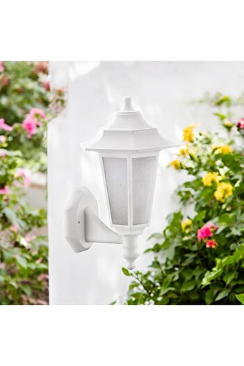 fullreyon E27 Duy, Elektrikle Çalışır, Dekoratif Bahçe, Balkon, Teras, Kapı Giriş Apliği, Bahçe Duvar Armatürü