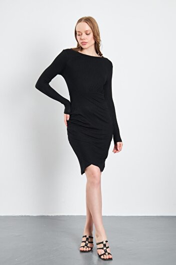 ESPİNA Viscose Midi Camisole Dress - Flounced Skirt