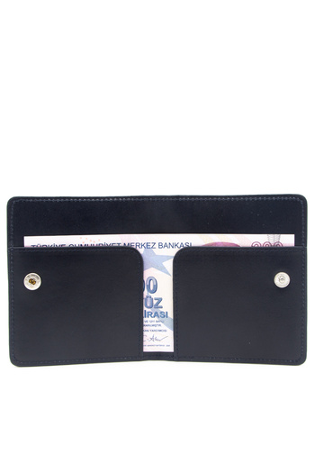 Pierre Cardin Analin Leather Navy Blue Wallet - 0206O15