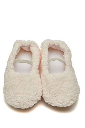 First Step Suni Yünlü Peluş Ekru Anne Terlik Ve Bebek Panduf (terlik Ve Panduf Ayrı Satılmaktadır.)