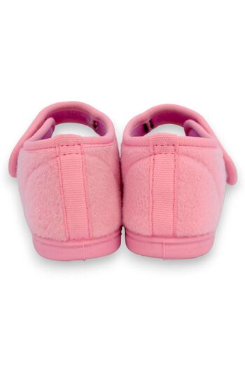 First Step Gülkurusu Kız Çocuk Cırt Cırtlı Babet -F-741