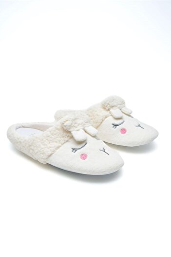 First Step Yünlü Kuzu Anne Terlik Ve Bebek Panduf (terlik Ve Panduf Ayrı Satılmaktadır.)
