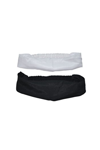 YELPAZE DÜNYASI Black and White - Parachute Model 2-Piece Bandana Fabric