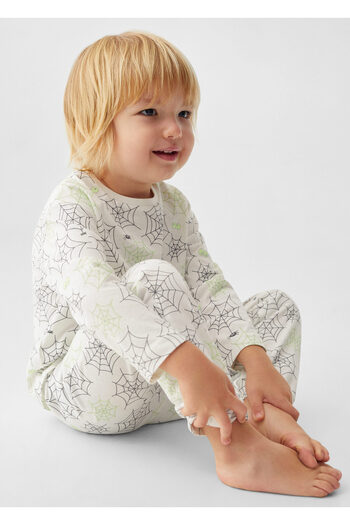 MANGO Woman Baby Boy Off-White Sweatpants -57026313