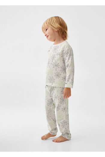 MANGO Woman Baby Boy Off-White Sweatpants -57026313