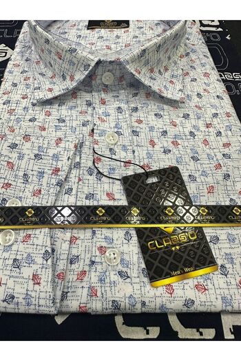 CLASSO LARGE SIZE LONG SLEEVE LYCRAL SHIRT
