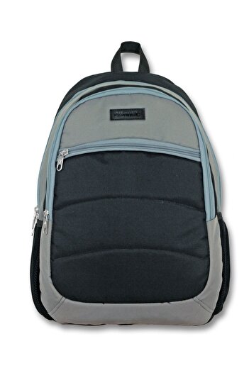 ÜMİT ÇANTA Ümit Bag for Boy - Cennec Junior High School College High School and Casual Black-Grey Backpack