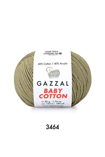 Gazzal Baby Cotton Amigurumi 50gr - Σχοινί Πλεξίματος 3464