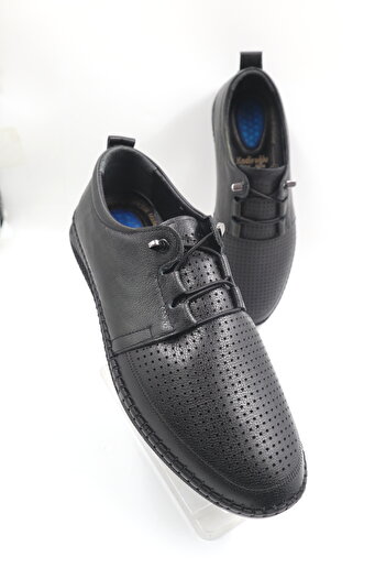 nazenintasarımlar Men's Ultra Light and Comfortable Leather Gel Casual Shoes - Inside and Outside Genuine Design